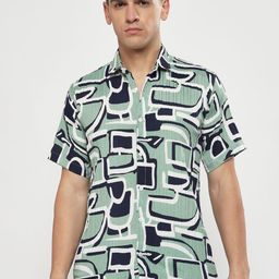 YOUTH FIRST Men Premium Opaque Printed Casual Shirt-image-79
