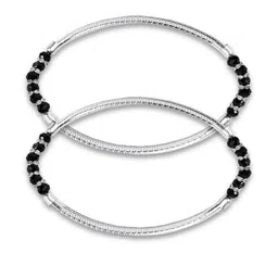Uniqon Silver-Plated Artificial Stones Anklet-19