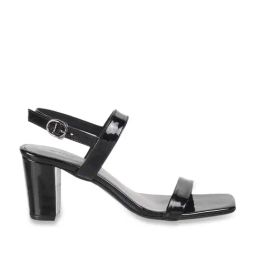 Metro Women's Black Back Strap Sandals-image-97