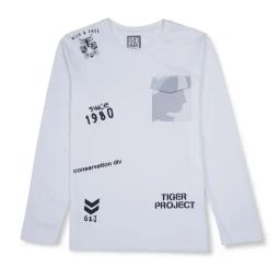 Gini & Jony Kids White Printed Full Sleeves T-Shirt-image-38