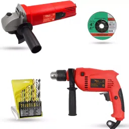 Hillgrove Angle Grinder with Drill Machine 4 inch, HGCM714M1-6
