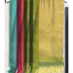 Athom Living 100% Premium Cotton Waffle Border Bath Towels Pack Of 4 - Multicolor-image-99