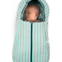 Baybee 3 in 1 Velvet Cotton Bed Cum Carry Bed Portable Sleeping Bag  - Green-image-50