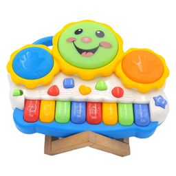 VGRASSP Keyboard Piano Drum Set with Music and Flashing Lights Drum Piano Musical Toys for Babies and Kids-22