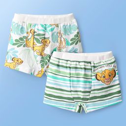 Babyoye Disney Single Jersey Knit Trunks with Lion King Graphics Pack of 2 - Multicolor-image-64