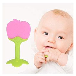 Numum Silicone Apple Shape Teether - Multicolour (Color and design may vary) image 2