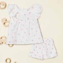 max Girls Printed Top with Shorts-image-112
