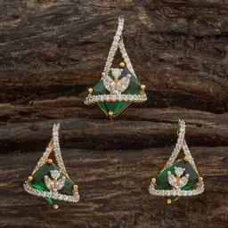 Kushal's Fashion Jewellery Artificial Stones Embellished Bridal Maang Tikka Head Jewellery-image-19