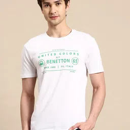 United Colors of Benetton Typography Printed T-shirt-image-78