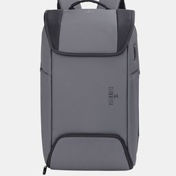 THE CLOWNFISH Unisex Grey & Black Backpack-image-95
