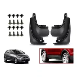 Auto Pearl Front and Rear Mud Guard For Tata Indica Vista (Black) Set of 4 Pcs-30