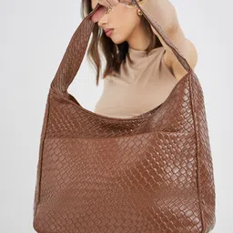 Styli Women Textured Shopper Shoulder Bag-image-22