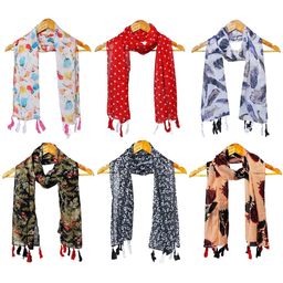 StoleVilla Women Pack Of 6 Printed Scarf-image-31