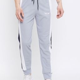 Crease & Clips Men Grey Solid Joggers-image-17