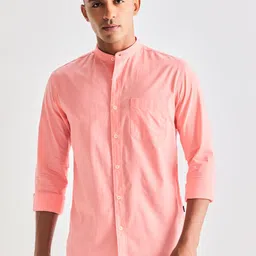 Red Flame Men Opaque Casual Shirt-image-51