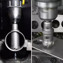 FLAMINGO ENTERPRISE Carbide-Tipped Hole Saw Cutter Masonry Bits Type 50 mm Diameter TCT & SS Length Depth Shank, FM-216 image 4