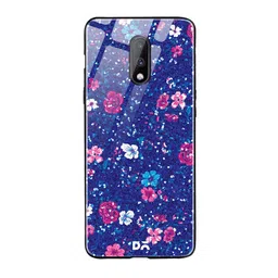 DailyObjects Blue & Pink OnePlus 7 Printed Glass Case Cover-picture-26