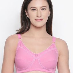 Bodycare Pack of 2 Pink Solid Non-Wired Non Padded Everyday Bra E5584RARA-33