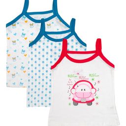 Zoom Minimondo Girls Pack of 3 Printed Vests-image-88