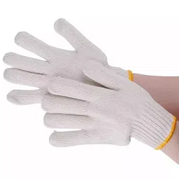 Monotaro 7 Free Size Gauge Cotton Blended Fabric Work Gloves, 8730504 (Pack of 6 Pair)-image-60
