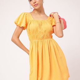 DressBerry Wanderlust Wardrobe Dobby Weave Smocked A-Line Mini Dress-picture-27