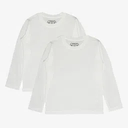 DYCA Boys Pack Of 2 Solid Round Neck Cotton T-shirts-image-30