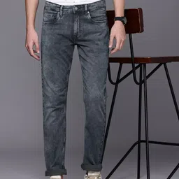 Louis Philippe Jeans Men Super Slim Fit Low-Rise Light Fade Stretchable Jeans-image-91