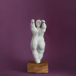 The Wishing Chair White Ava - Chubby Chic Statue Ceramic Figurine Showpiece-image-11