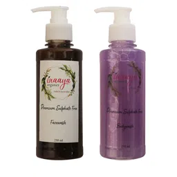Inaaya Organics Set of Earthy Green Organic Face Wash & Charcoal Body Wash-picture-47
