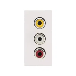 Legrand Preterminated Audio/Video Connector Myrius Classic White 1 Module, 6792 67-39