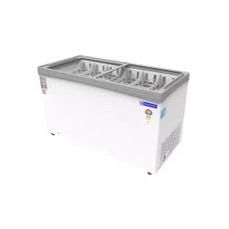 Blue Star Glass Top Deep Freezer Non Convertible Double Door 421 L Capacity, GT5-475NP-10