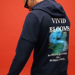 glitchez Urban Bloom Printed Cotton Terry Hooded Sweatshirt-image-53