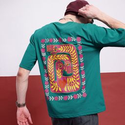 Kook N Keech Expression Hustle Printed Relaxed Fit T-shirt-81