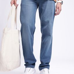 glitchez Men Regular Fit Light Fade Stretchable Jeans-picture-1