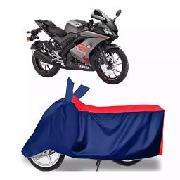Auto Pearl Two Wheeler Cover with Bag for Yamaha YZF R15 V3.0, Red & Blue-image-81