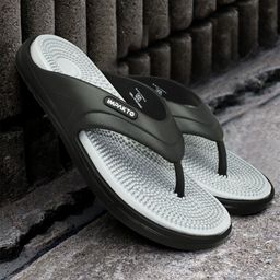 IMPAKTO Thong Flip-Flops for Men Black-picture-33