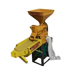 Rawat Impex3 HP Single Phase Semi-Automatic Mild Steel Moong Dal Mill-3