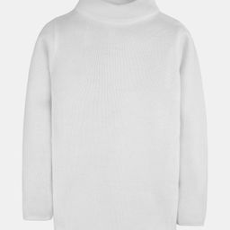 RVK Unisex White Solid Sweater-image-18