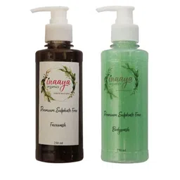 Inaaya Organics Pack Of 2 Unisex Organic Face Wash & Body Wash 500 ml-picture-8