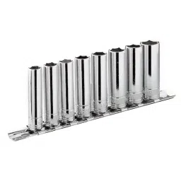 FACOM 6.35 mm (1/4 inch) Metric Hexagon 6-Point Deep Socket Set 10 - 14 mm, RL.41E (Set of 5)-9
