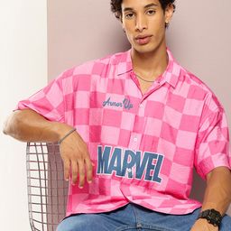 Kook N Keech Checked Oversized Casual Shirt-image-60