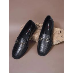 Bata Women Casual Black Loafers-picture-7