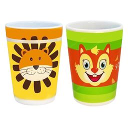 FunBlast Cartoon Theme Bamboo Fiber Glasses  Pack of 2 Random Design & Color-7