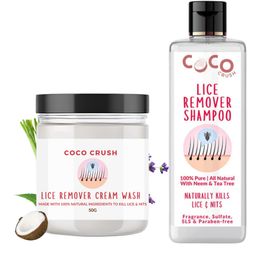 Coco Crush Lice Treatment Cream Wash (50 g) and Lice Shampoo (200ml)-16