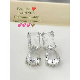 DENICRAAS Women White Earrings-image-73