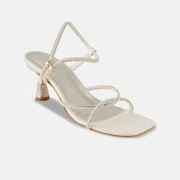 Rubeezz Striped Party Block Sandals-picture-40