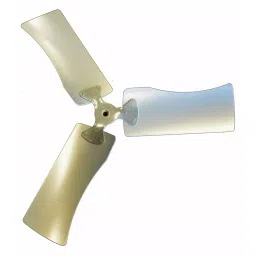 Dayton Fan Blade 48 inch Propeller Dia. 1 inch Bore Dia.3 Blades Galvanized, 42CW04-image-68