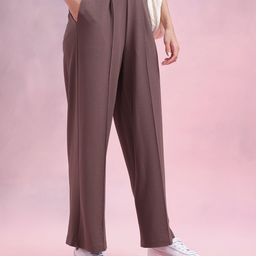 DressBerry Women Flared Pleated Trousers-image-60