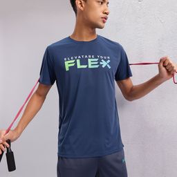 HRX by Hrithik Roshan Typography Print Rapid-Dry Training T-shirt-picture-41