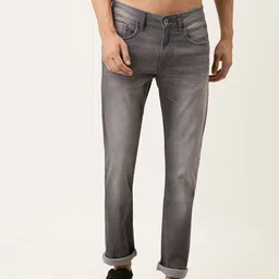 Flying Machine Men Grey Micheal Slim Tapered Fit Light Fade Stretchable Jeans-picture-38